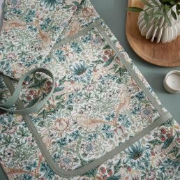 Strawberry Thief Apron, Cochineal/Willow Cochineal/Willow