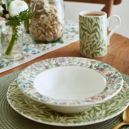 Strawberry Thief Cereal Bowls Set of 4, Multi Multi