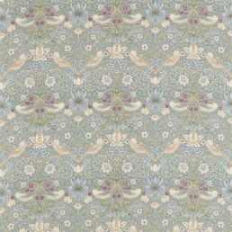 Strawberry Thief Fabric Slate/Vellum