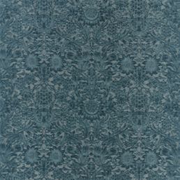 Sunflower Caffoy Velvet Fabric Webbs blue