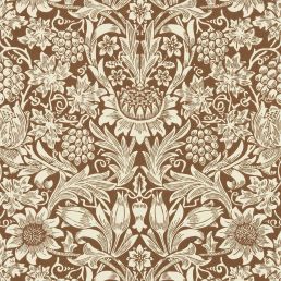 Sunflower Wallpaper Chocolate/Cream