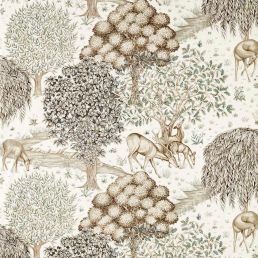 The Brook Wide Width Fabric Sage/Linen
