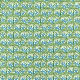 The Savaric Fabric Garden Green