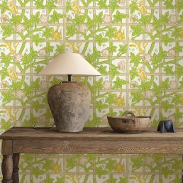 Trellis Wallpaper Summer Yellow