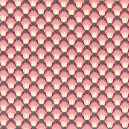 Tulip & Bird Fabric Amaranth & Blush