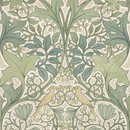 Voysey's Damask Wallpaper Apple Green