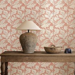 Wallflower Wallpaper Chrysanthemum Pink