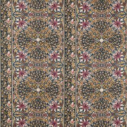 Walthamstow Fabric Indigo/Gold