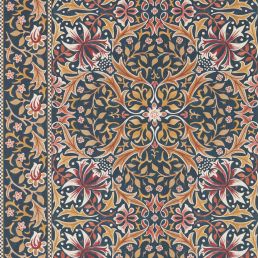 Walthamstow Wallpaper Indigo/Gold