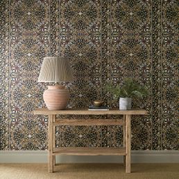 Walthamstow Wallpaper Indigo/Gold