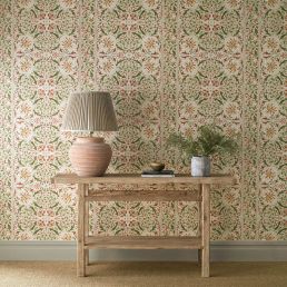 Walthamstow Wallpaper Rose/Nettle