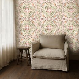 Walthamstow Wallpaper Rose/Nettle
