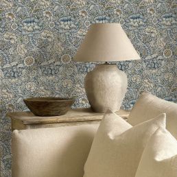 Wandle Wallpaper Blue/Stone