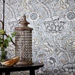 Wandle Wallpaper Blue/Stone