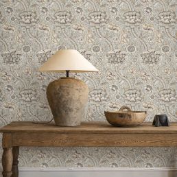 Wandle Wallpaper Grey/Stone