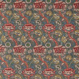 Wandle Fabric Indigo/Carmine