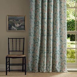 Wild Tulip & Vine Fabric Bayleaf/Ochre