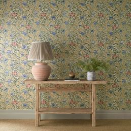 Wild Tulip & Vine Wallpaper Multi