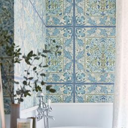 Wilhelmina Wallpaper Indigo