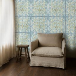 Wilhelmina Wallpaper Indigo