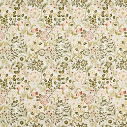 Wilhelmina Wide Width Fabric Russet/Leaf Green