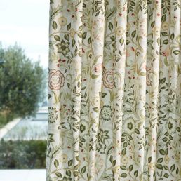 Wilhelmina Wide Width Fabric Russet/Leaf Green