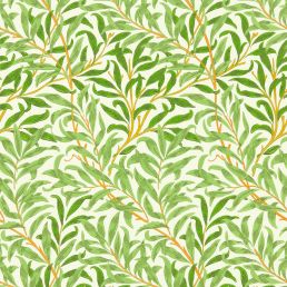 Willow Boughs Wallpaper Leaf Green