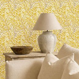 Willow Boughs Wallpaper Summer Yellow