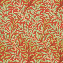 Willow Boughs Wallpaper Tomato/Olive