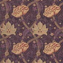 Windrush Wallpaper Aubergine/Wine