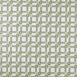Wisley Weave Fabric Indigo/Artichoke