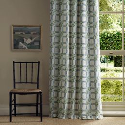 Wisley Weave Fabric Indigo/Artichoke