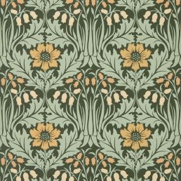 Woodbell & Anemone Wallpaper Bayleaf/Manilla