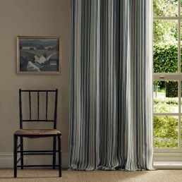Woodford Stripe Fabric Teal