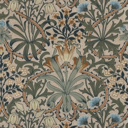 Woodland Weeds Wallpaper Bayleaf/Wheat