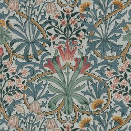 Woodland Weeds Wallpaper Rose/Weld