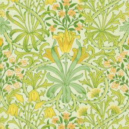 Woodland Weeds Wallpaper Sap Green