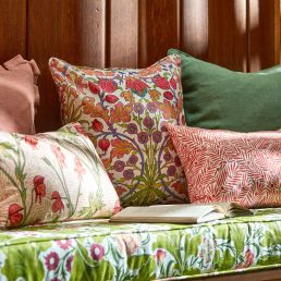 Yew & Aril Fabric Seagreen
