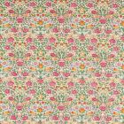 Rose Fabric Boughs Green/Rose