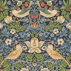 Strawberry Thief Wallpaper Indigo/Mineral