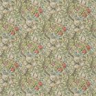 Golden Lily Fabric Green/Gold