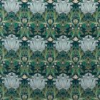 Helena Velvet Fabric Indigo/Boughs