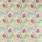 Lent Lily Fabric Plum/Bayleaf