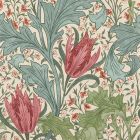 Lent Lily Wallpaper Plum/Bayleaf