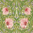 Pimpernel Wallpaper Sap Green/Strawberry