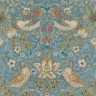 Strawberry Thief Wallpaper Slate/Vellum