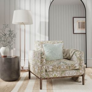 Simply Severn Fabric Cochineal/Willow