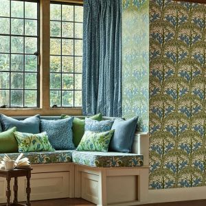 The Savaric Wallpaper Garden Green