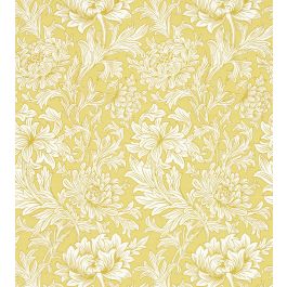 Chrysanthemum Toile Wallpaper in Weld by Morris & Co