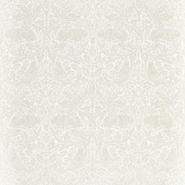 Pure Brer Rabbit Wallpaper in White Clover by Morris & Co
